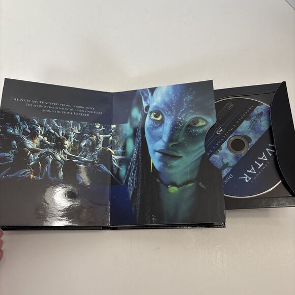 Avatar Extended Blu-Ray Collector's Edition‎ (3 Disc Blu-ray, 2009) Slipcover - Picture 4 of 6